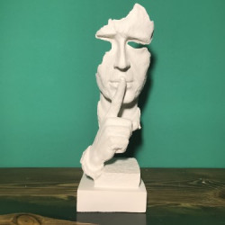 Гипсовая скульптура "Тишина" 34 см.