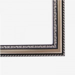 Рама для картин (зеркал) Calligrata, 30 х 40 х 2.8 см, пластиковая, серебро