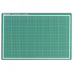 Коврик для резки BRAUBERG формат А3, трехслойный, двусторонний, толщина 3мм, зеленый