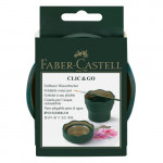 Стакан для воды Faber Castell Click&Go темно-зеленый