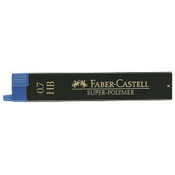 Грифели для механических карандашей Faber-Castell "Polymer", 0,7мм, HB