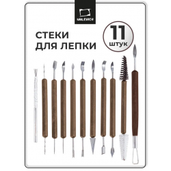 Набор стеков для лепки Малевичъ, 11 предметов