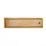 Пенал деревянный (вяз) для кистей, 38x10,5x3,5 см