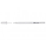 Белая гелевая ручка Sakura GELLY ROLL 08 (пишущий узел 0.8мм, линия 0.4мм)