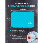 Набор открыток в металлической коробке Малевичъ Monet, 100% хлопок, 300 г/м, Fin, А6, 20л