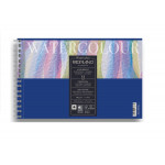 Альбом для акварели Watercolour Studio 300г/м.кв 13,5x21см Фин 12л спираль, 25% хлопка