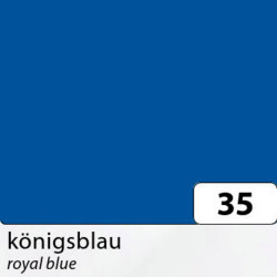 Бумага цветная FOLIA А4 130гр/м2 35 королевский голубой