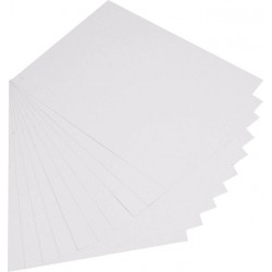 Бумага цветная FOLIA , 130 г/м2, A4, белый