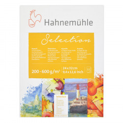 Hahnemuhle Альбом-склейка для акварели "Aquarell Selection 12", 24х32 см, 12 л, ассорти