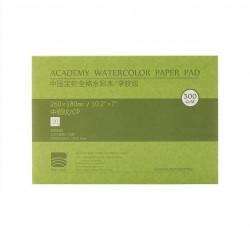 Baohong склейка для акварели 100% хлопок 18*26 300 г/м2 fin (м/з) зеленый