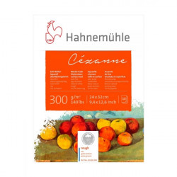 Hahnemuhle Альбом-склейка для акварели "Cezanne", 300 г/м2 , 24х32 см, хлопок 100%, крупное зерно, 10 л.