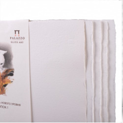 Бумага акварельная Palazzo, 300 г/м2, хлопок 100%, 56х76 см, белая