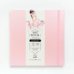 Скетчбук Малевичъ для маркеров "Fashion", розовый, 75 г/м, 20х20, 80л