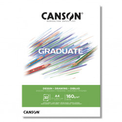 CANSON Graduate Drawing Альбом-склейка для смешанных техник A4 30 л 160 г.