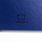 Скетчбук для акварели Малевичъ, 100% хлопок, синий, 300 г/м, 14,5х21 см, 20л