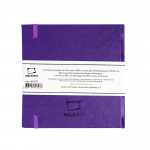 Скетчбук для акварели Малевичъ, 100% хлопок, фиолетовый, 300 г/м, 14,5х14,5 см, 20л