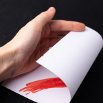 Скетчбук для маркеров Малевичъ, двусторонняя бумага 220 г/м, 15х15 см, 40 л, бордовый