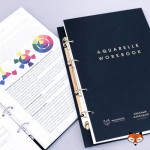 Блокнот "Aquarelle workbook" Maxgoodz для акварели, 18х27см, 26л, 185г