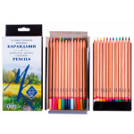 Набор профессиональных цветных карандашей Мастер-класс, 24 цвета