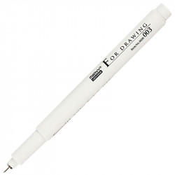 Линер, ручка для черчения и рисования 0,03мм черная