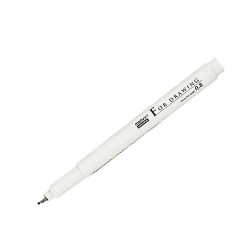Линер, ручка для черчения и рисования 0,8мм черная