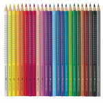 Карандаши цветные Faber-Castell "Grip", 24 цв., трехгранные