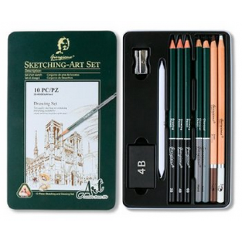 Набор для скетчинга Giorgione 10 предметов Набор для скетчинга Giorgione 10 предметов