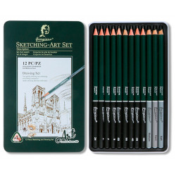 Набор для скетчинга Giorgione 12 предметов
