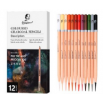 Угольные карандаши Giorgione 12 цв. 
