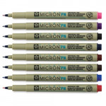 Ручка капилярная Pigma Micron PN 0.4-0.5мм Сепия																		