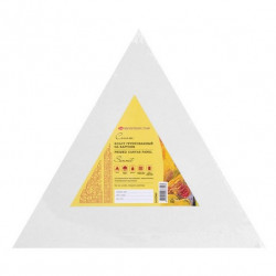 Холст на картоне "Сонет", треугольный, стороны 30 см, 280 г/м2, 100% хлопок, акриловый грунт, c/з
