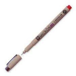 Капиллярная ручка Pigma Micron 0.2мм Красный ( толщина линии 0.3 мм)