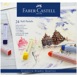 Пастель Faber-Castell «Soft pastels», 24 цв.