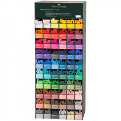 Дисплей пастели художественной Faber-Castell "Polychromos" ассорти 60 цветов
