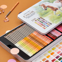 Набор профессиональных цветных карандашей Малевичъ GrafArt PRO, 100 цветов
