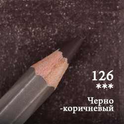 Карандаш цветной Малевичъ GrafArt Pro, черно-коричневый