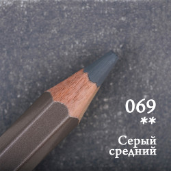 Карандаш цветной Малевичъ GrafArt Pro, серый средний