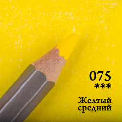Карандаш цветной Малевичъ GrafArt Pro, желтый средний