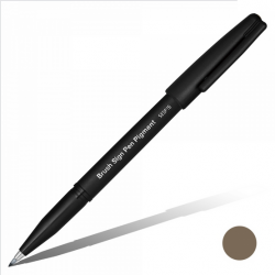 Фломастер-кисть Brush Sign Pen Pigment, сепия