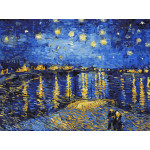 Картина по номерам «Звездная ночь над Роной», 30x40 см 