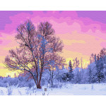 Картина по номерам «Пурпурное утро», 40*50 см. 