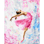 Картина по номерам «Танцующая балерина», 40x50 см 