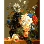 Картина по номерам «Роскошные цветы», 30x40 см Premium