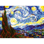 Картина по номерам «Звездная ночь», 40x50 см Premium