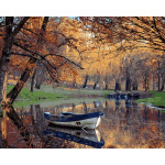 Картина по номерам «Осенний парк», 40x50 см Premium