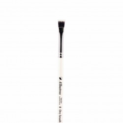 Кисть из синтетики №8 плоская Альбатрос "Dry brush" таклон, короткая ручка