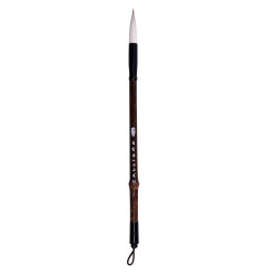 Кисть для каллиграфии CALLIGRA 171 d-7 мм, из ворса козы с окрашенным кончиком, ручка бамбуковая