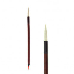 Кисть для каллиграфии коза d=8 мм, ручка бамбуковая