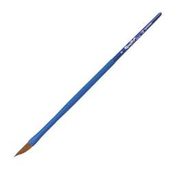 Кисть даггер Roubloff aqua ручка удлиненная синяя soft-touch №8