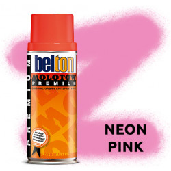 Аэрозольная краска Molotow Premium Neon Розовая (Neon Pink) 400 мл